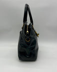 Elliott Lucca Black Leather Satchel Bag