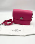 Coach Petunia Pebbled Leather Cassie Bag 19 Crossbody CP211