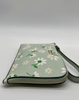 Kate Spade Blue Lucy Daisy Medium Wristlet