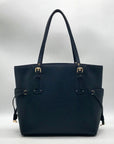 Michael Kors Dark Blue Saffiano Leather Tote Bag