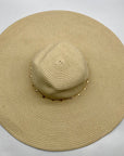 I.N.C. International Concepts Natural Embellished Oversized Floppy Hat