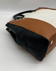 Michael Kors Large Leather Tri-Color Sutton Tote Bag
