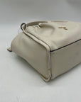 Nine West Beige Faux Leather Kenji Mini Tote Crossbody