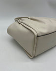 Nine West Beige Faux Leather Kenji Mini Tote Crossbody