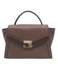 Michael Kors Mauve Leather Medium Whitney Satchel Bag