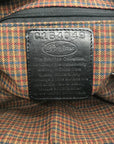 Vintage Brighton Black Croc Embossed Leather Baguette