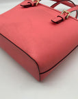 Michael Kors Blush Pink Saffiano Convertible Jet Set Tote