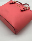 Michael Kors Blush Pink Saffiano Convertible Jet Set Tote