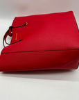 Michael Kors Red Vincent Large Saffiano Leather Tote Bag