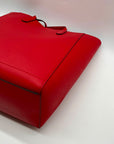 Michael Kors Red Vincent Large Saffiano Leather Tote Bag