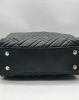 Michael Kors Black Quilted Leather Kathy Shoulder Bag