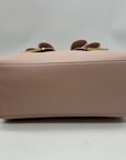 Grossi Pink Faux Leather Poppy Bowtie Top Handle Satchel Bag