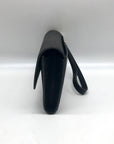 Kate Spade Black Glitter Fabric Medium Flap Phone Wristlet