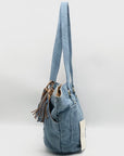 Patricia Nash Blue Marconia Small Denim Tote Bag