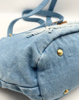 Patricia Nash Blue Marconia Small Denim Tote Bag