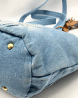 Patricia Nash Blue Marconia Small Denim Tote Bag