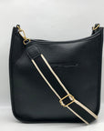 Style & Co Black Medium Whipstitch Crossbody