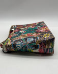 Brahmin Multicolor Croc Embossed Leather Lorelei Shoulder Bag