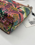 Brahmin Multicolor Croc Embossed Leather Lorelei Shoulder Bag