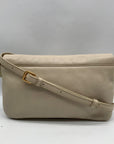 Marc Jacobs Cream Leather Flap Crossbody Bag