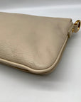 Marc Jacobs Cream Leather Flap Crossbody Bag