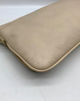 Marc Jacobs Cream Leather Flap Crossbody Bag