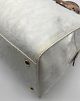 Michael Kors White Patent Leather Cindy Convertible Satchel & Wallet