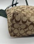 Coach Signature Python Stripe Tote Bag F25706