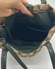 Coach Signature Python Stripe Tote Bag F25706