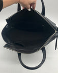 Coach Black Saffiano Leather Bleecker Riley Carryall Handbag