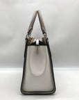 Michael Kors Marilyn Driftwood Saffiano Leather Satchel Bag