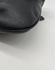 Coach Black Bleecker Smooth Leather Wristlet