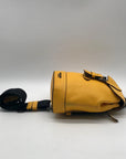Coach Vibrant Yellow Pebbled Leather Hudson Small Pack-CB929