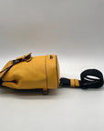 Coach Vibrant Yellow Pebbled Leather Hudson Small Pack-CB929