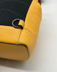 Coach Vibrant Yellow Pebbled Leather Hudson Small Pack-CB929