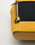 Coach Vibrant Yellow Pebbled Leather Hudson Small Pack-CB929
