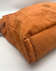 Kipling Burnt Orange Nylon Gorilla Tote Bag