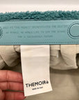 Themoire Teal Tia Re-Fur Shell Crossbody Clutch