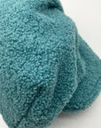 Themoire Teal Tia Re-Fur Shell Crossbody Clutch