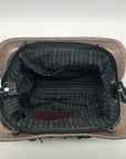 Canalli Black Velvet & Leather Embellished Clutch