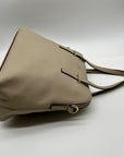 Kate Spade Grey Saffiano Leather Cedar Street Maise Satchel Bag