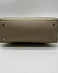 Kate Spade Grey Saffiano Leather Cedar Street Maise Satchel Bag