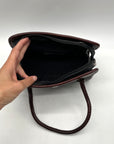 Brighton Vintage Dual-Toned Leather Mini Satchel