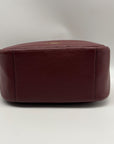 Coach Burgundy Jules Leather Shoulder Bag CC756