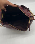 Coach Burgundy Jules Leather Shoulder Bag CC756