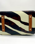 Dooney & Bourke Zebra Print Leather Geena Satchel