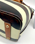 Dooney & Bourke Zebra Print Leather Geena Satchel