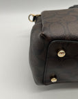Coach Brown Signature Canvas Sage Carryall F29883