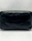 Form Function Form Black Horween Leather & Animal Print Flap 3 Way Bag