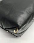 Form Function Form Black Horween Leather & Animal Print Flap 3 Way Bag